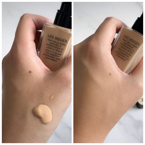 LES BEIGES Healthy glow foundation hydration and longwear 